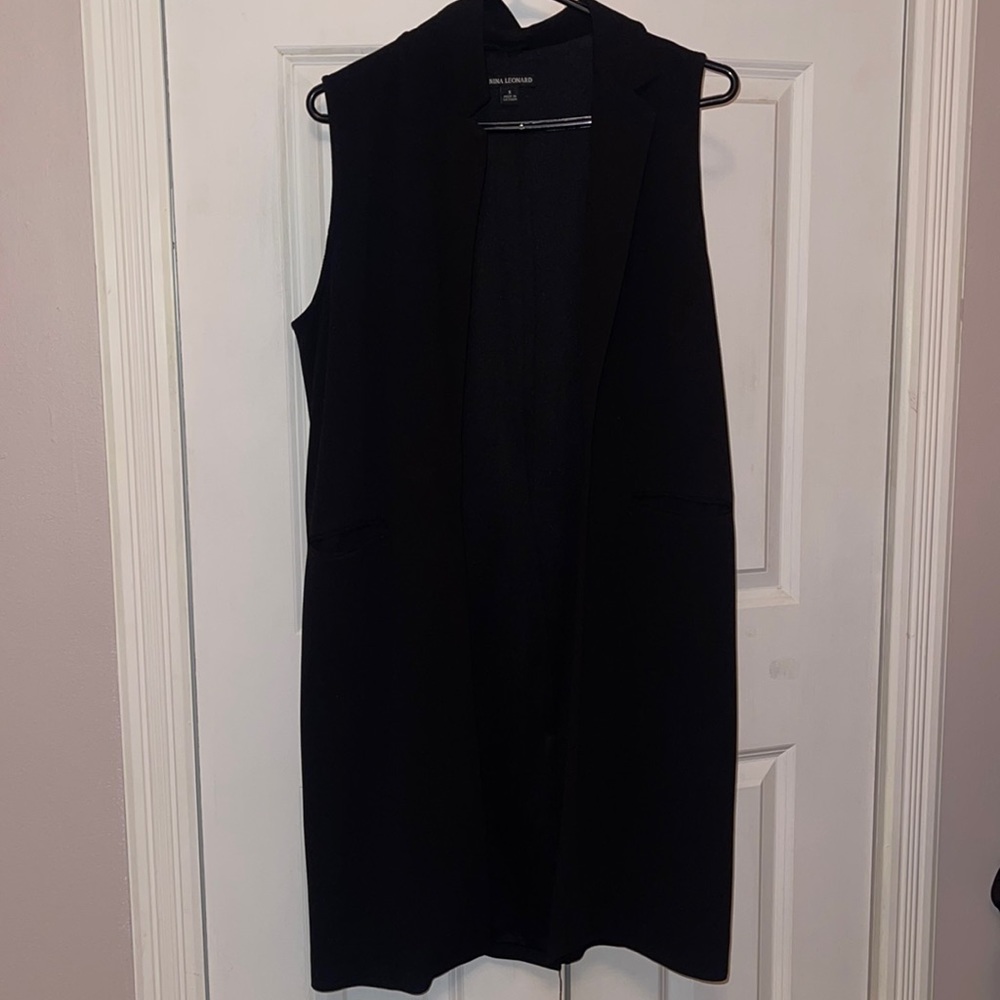 Nina Leonard vest cardigan